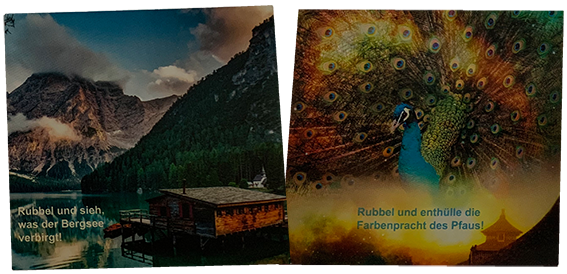 Farbiges LW-Rubbel